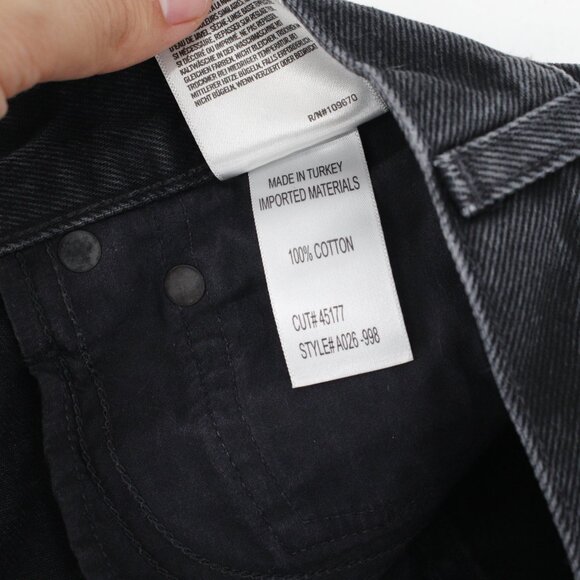 Agolde Shorts Womens 25 Parker Cut Off High Rise Denim Zero distressed frayed - Picture 9 of 9